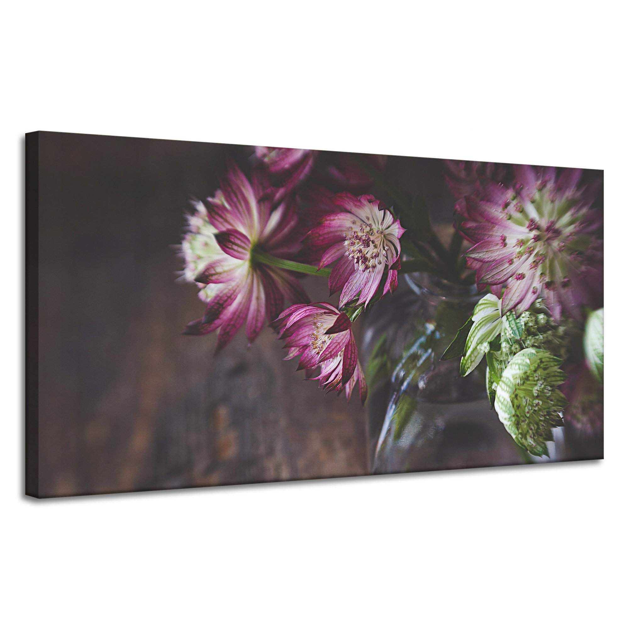 Obraz Canvas Botanika Váza s květinami 120x60 cm