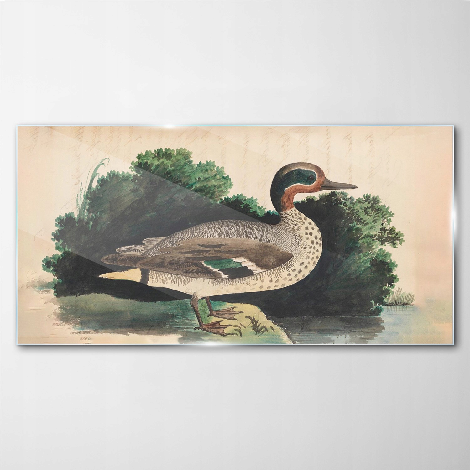 

Fotoobraz szklany na ścianę Ptak rysunek 100x50 cm