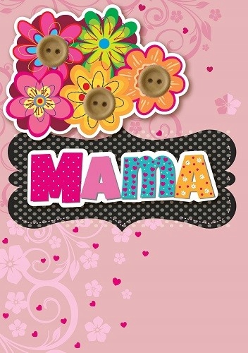 

Kartka Dla Mamy pięknie zdobiona Premium DK370