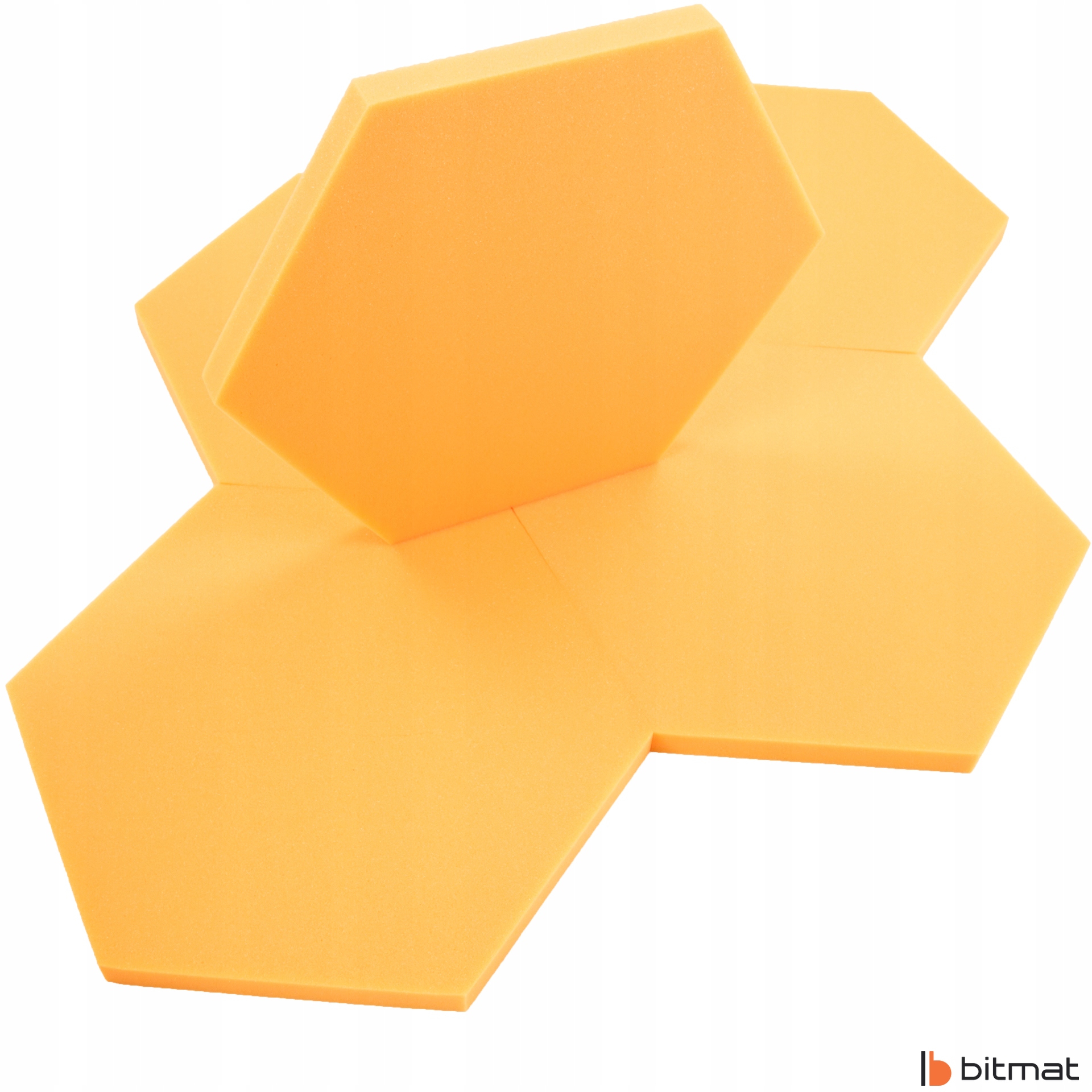PANEL AKUSTYCZNY DOMOWE STUDIO OSŁUCHU HEXAGON 3CM plastry miodu akustyka Model Hexagon