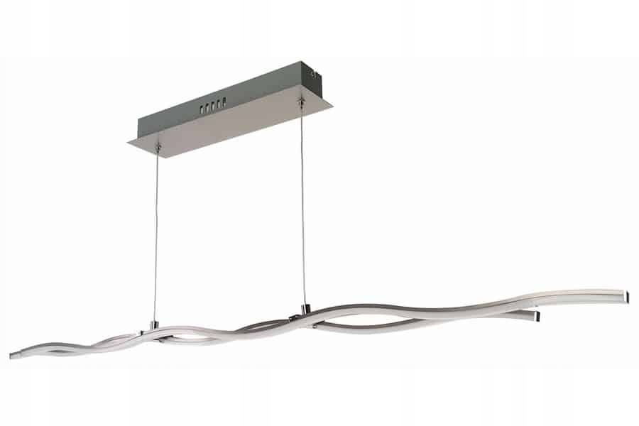 Osvětlení v atmosféře vln s lehkou konstrukcí pro jídelnu Wave Line stůl