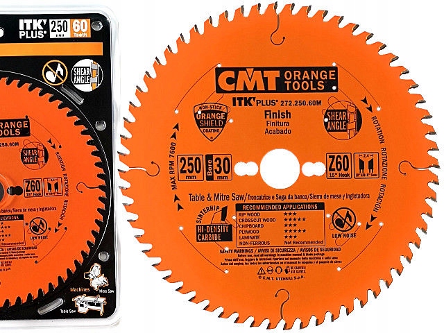 Cmt 272.250.60M Tarcza Piła Widiowa do cięcia drewna Ultracienka 250x30 Z60