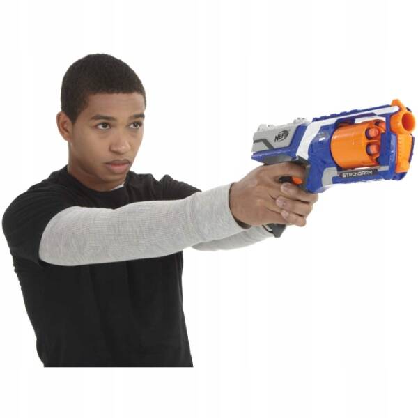 2 x NERF- WYRZUTNIA STRONGARM N-STRIKE+ 6 POCISKÓW PISTOLET 8+lat Kod producenta 36033F03
