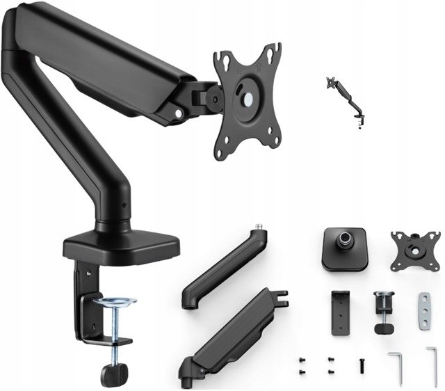 Držák stojanu na rameno monitoru k psacímu stolu pro monitor Lg 24GL600F-B věšák