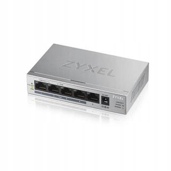 Zyxel GS1005-HP, 5 Port Gigabit PoE+ unmanaged desktop Switch, 4 x PoE, 60