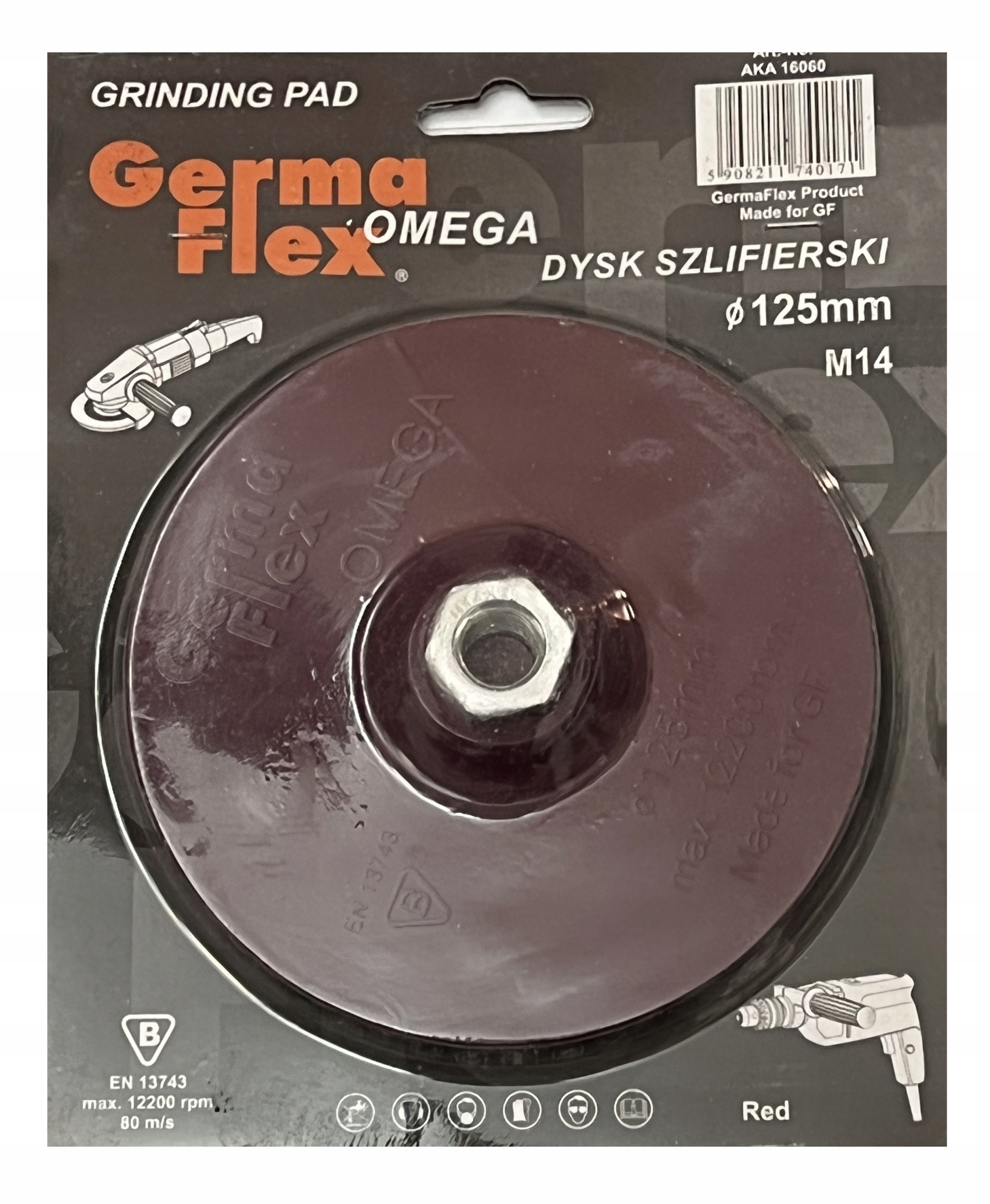 

Dysk Szlifierski Na Rzep 125mm M14 Omega