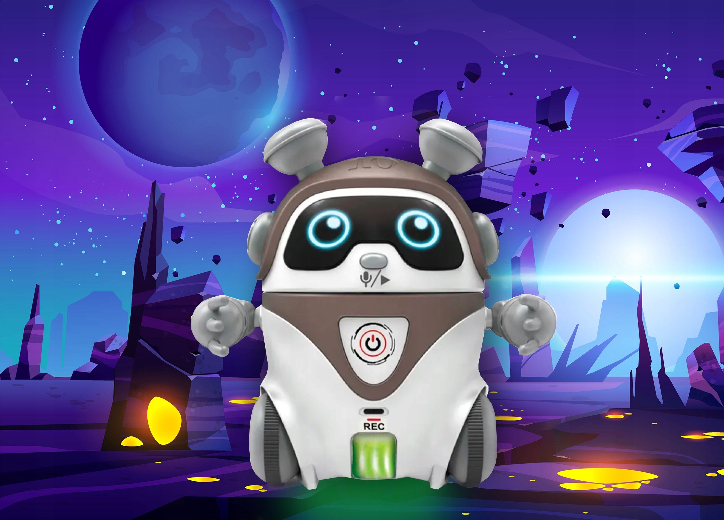 ROBOT INTELIGENTY ROZMOWA NAGRYWANIE INTERAKTYWNY STEROWANY GŁOSEM Kod producenta B12L