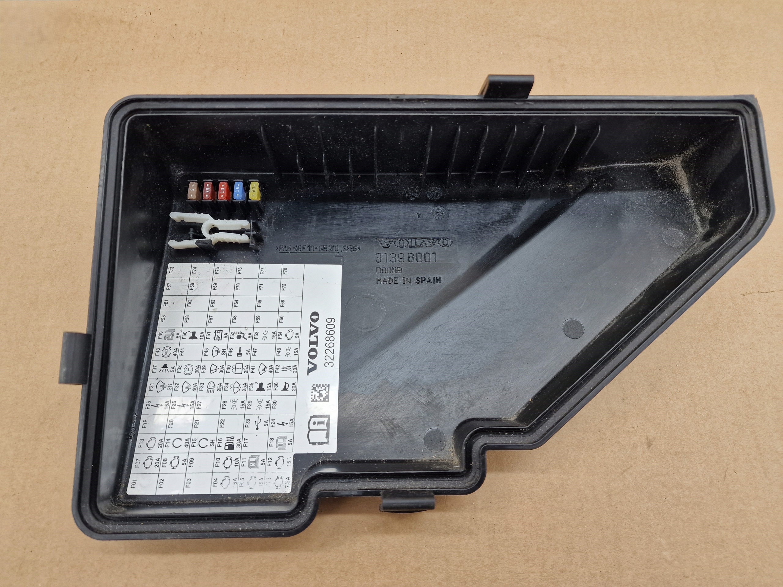 Abdeckung des Sicherungskastens VOLVO S60 V60 V90 XC90 XC60