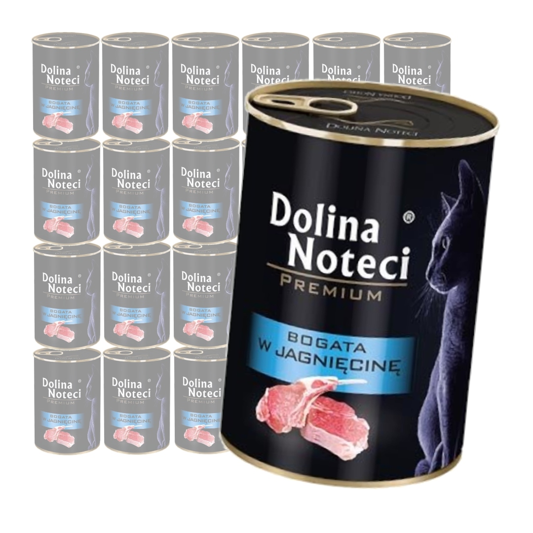 Levně Dolina Noteci 24x400G Jehněčí Vlhké Krmivo pro kočky