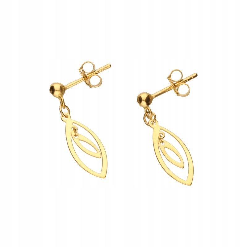 Zlaté Náušnice pr. 585 14 karátů KZ21