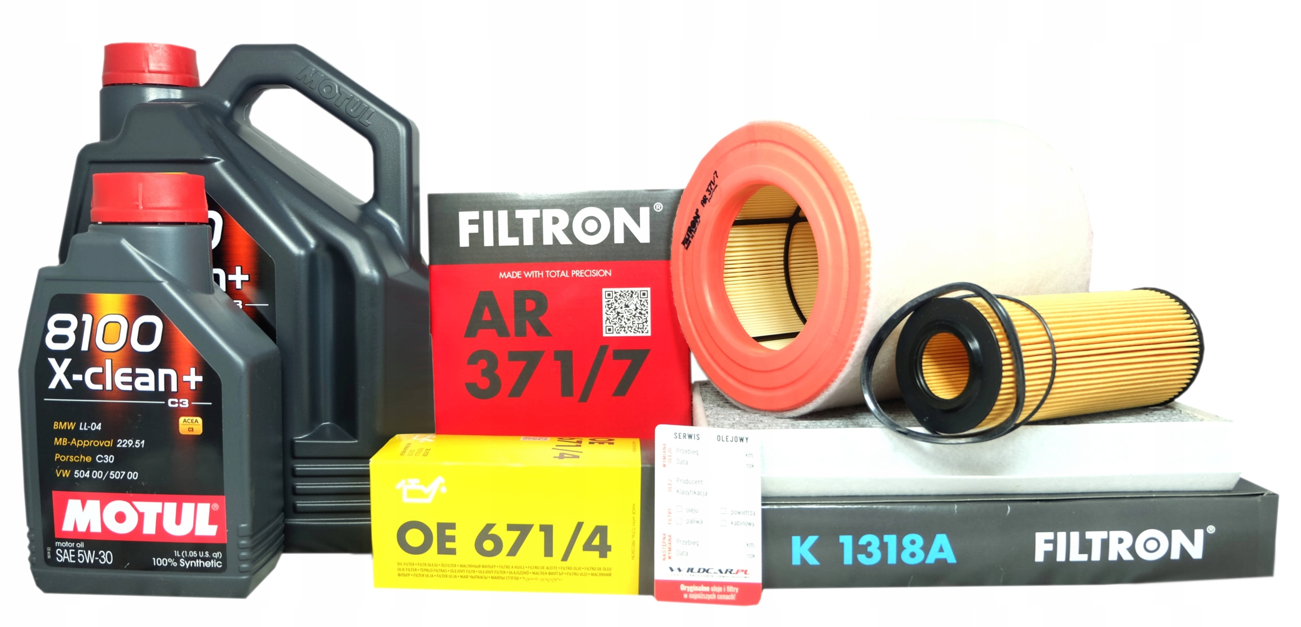 3 filtre Filtron olej Motul 5w30 Audi A6 C7 A7 2.8 Fsi 3.0 Tfsi 2010-