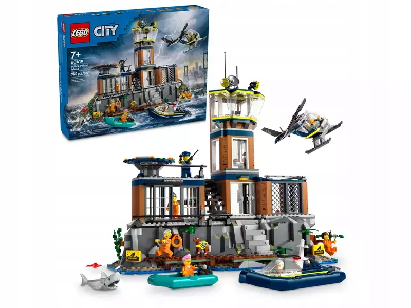 Lego City Policie z Vězeňského ostrova 60419