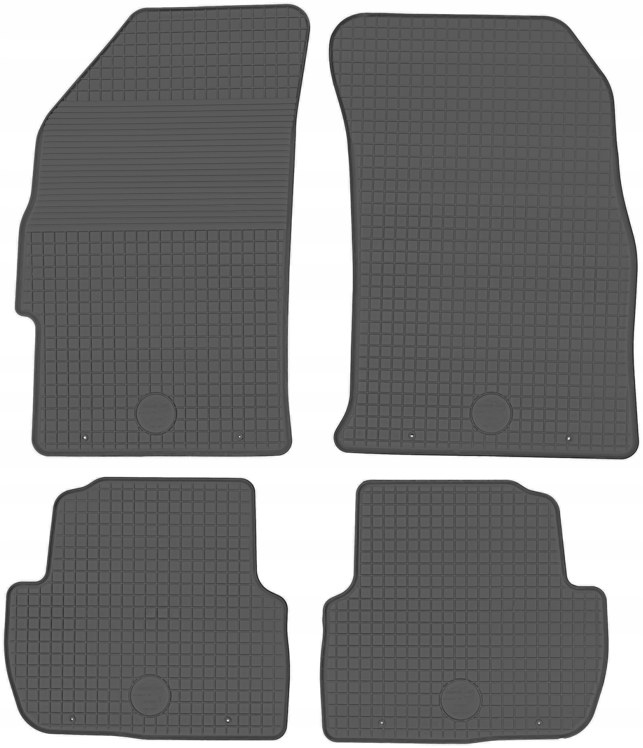 Chevrolet Spark III 2010-2013 Dywaniki gumowe do samochodu