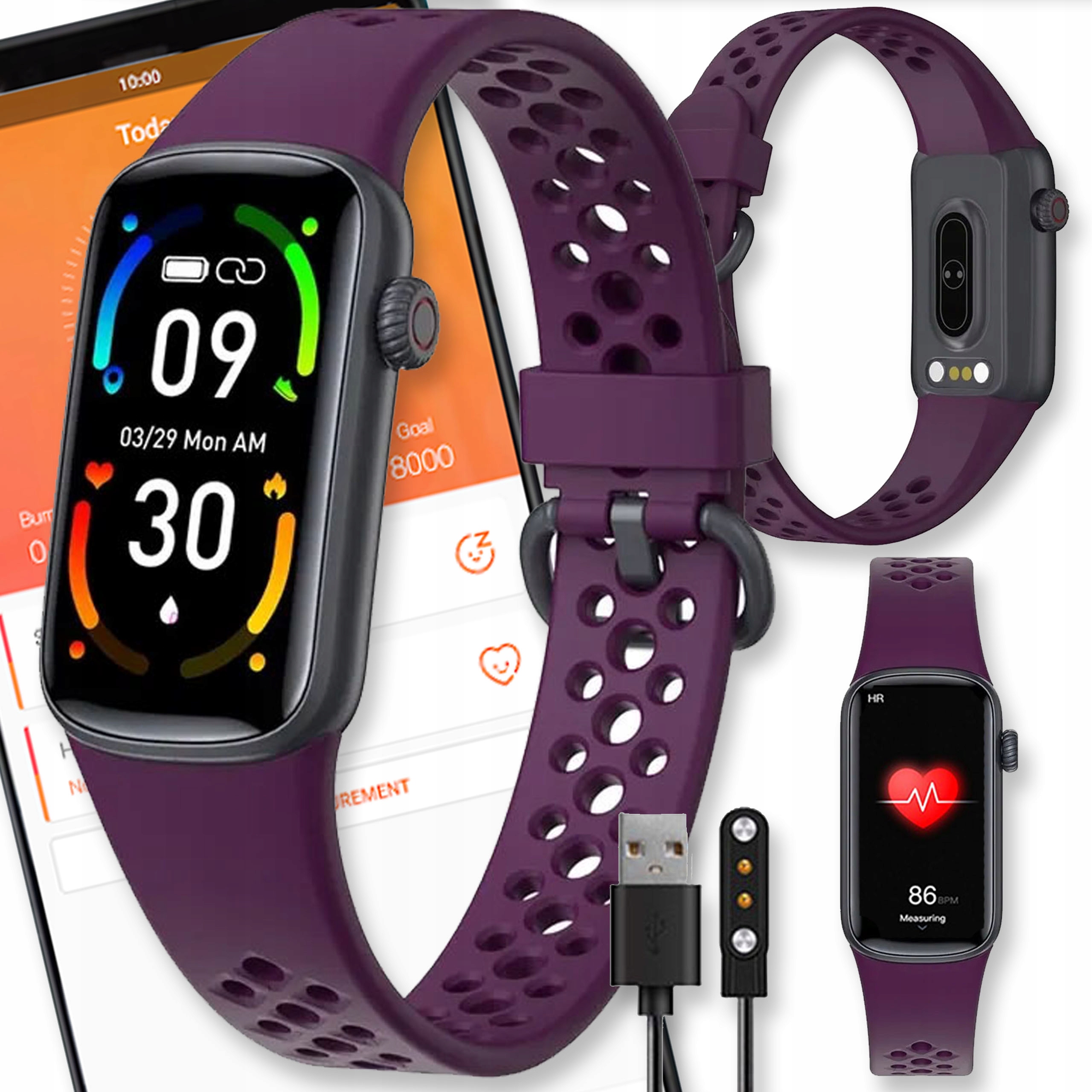Chytré Hodinky Hodinky Amoled Menu Pl Smart Sport Voděodolný Smartband