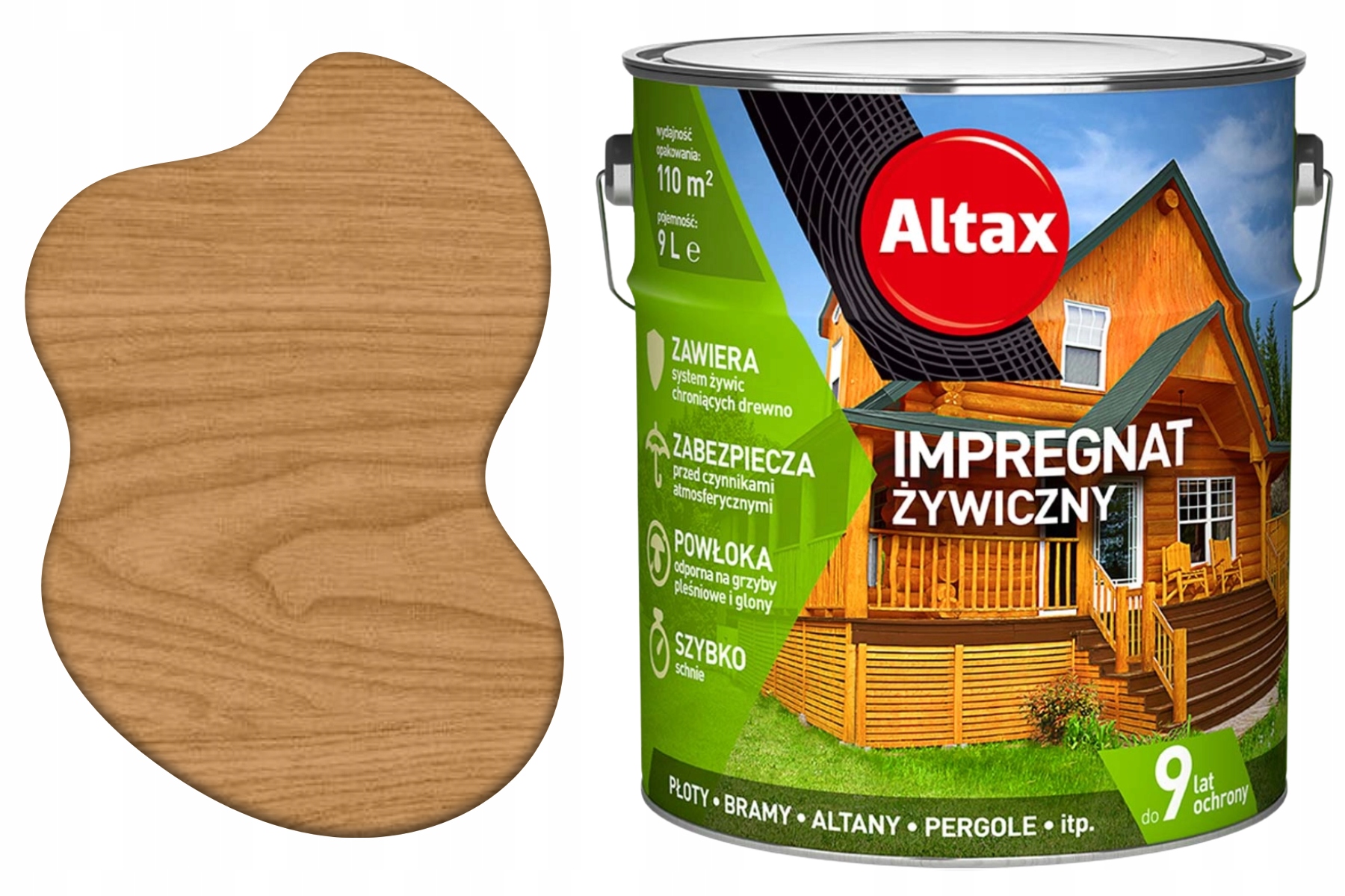 Altax Impregnat Do Wiezby Dachowej Drewna Konstrukcyjnego Budowlanego