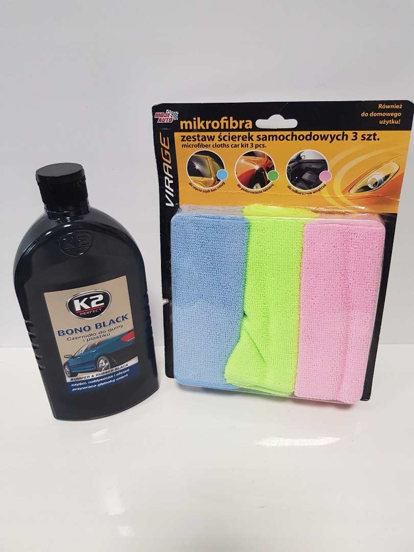 

K2 Bono Black 500ML Czernidło Plastiki+mikrofibry