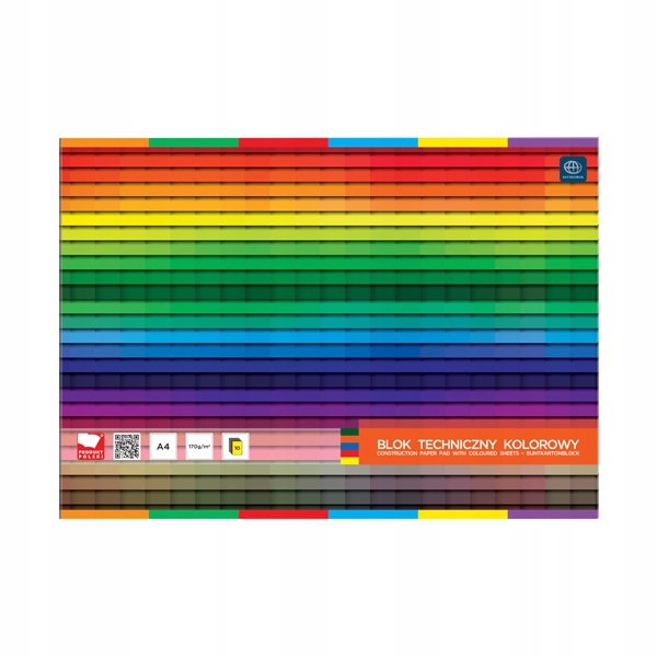 

Blok Techniczny A3 Kolorowy 20 Kartek Interdruk