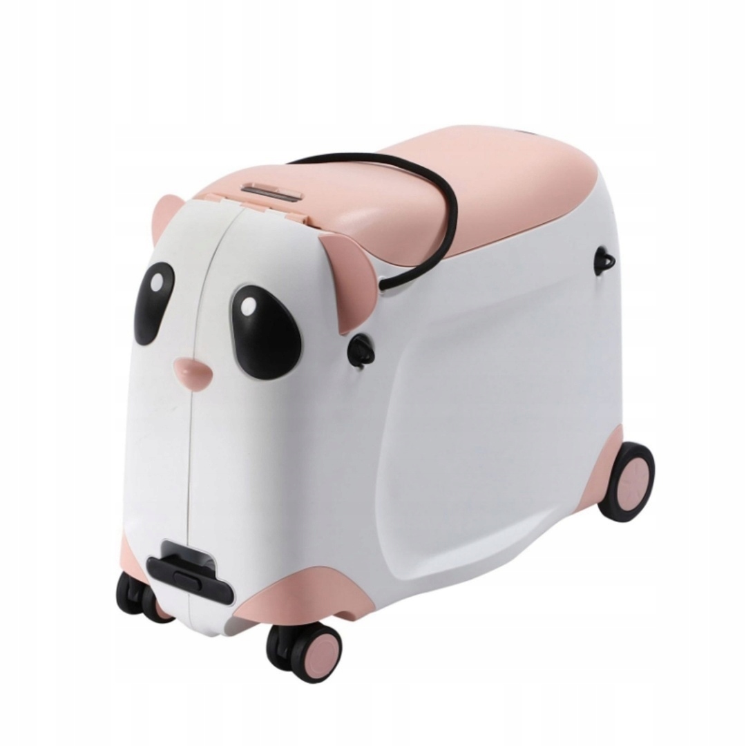 Walizka dziecięca z siedziskiem Lotniskowa Jeździk bagaż podręczny Panda ró