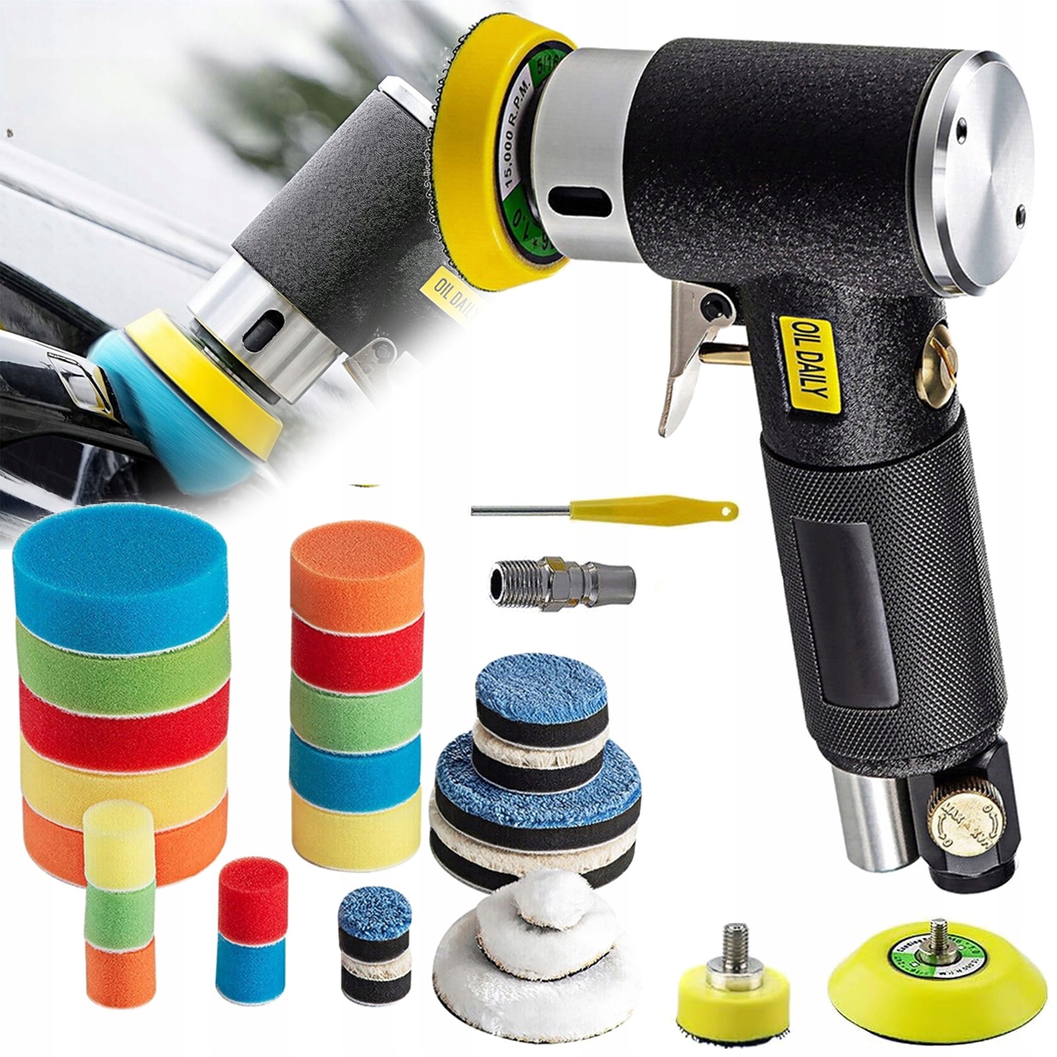 Kotouče Kotoučů Houbičky Automobilová , Pneumatickou Bruskou