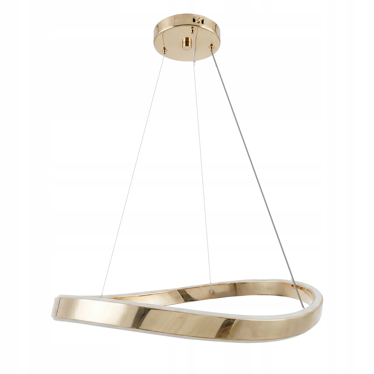 Závěsné Stropní Svítidlo Led Zlatý Glamour Lustr Nad Stůl SWE066-CP 60 cm