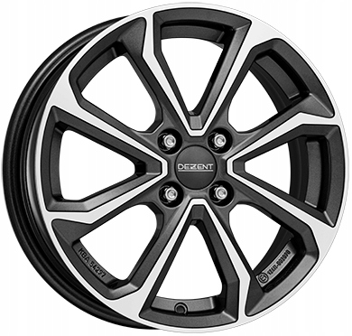 1x Dezent Kt Dark 6x 16 4x100 ET49 54,1 TKTO2FP49E