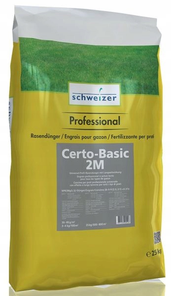 Nawóz Certo Basic 2M Schweizer 25 kg/600-800 m2 (25-5-9)