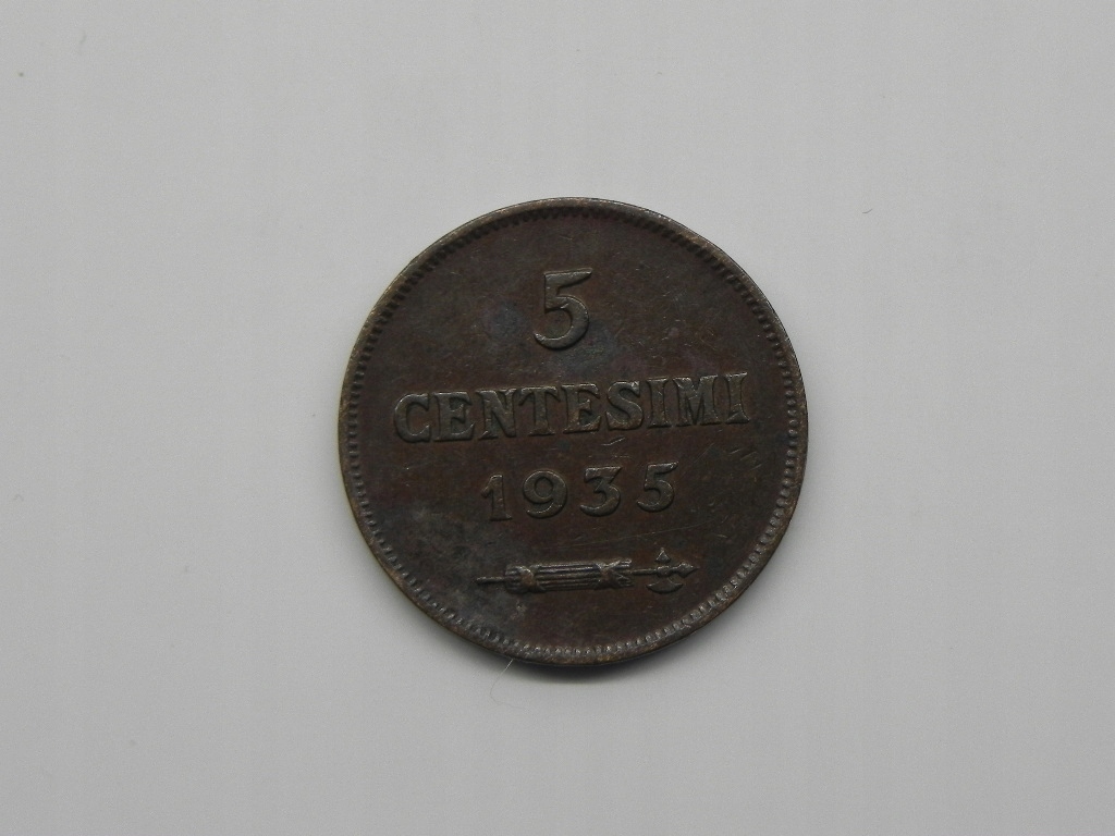 4523/ 5 CENTESIMI 1935 SAN MARINO