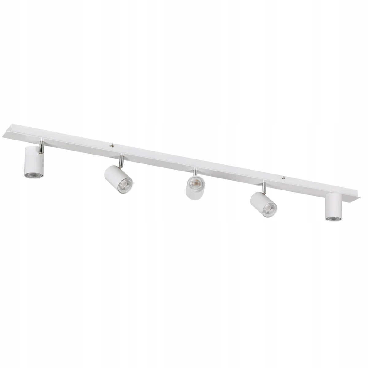 Stropní svítidlo bílá, reflektory nastavitelné, podélné, 123 cm, 5 bodů Kanlux