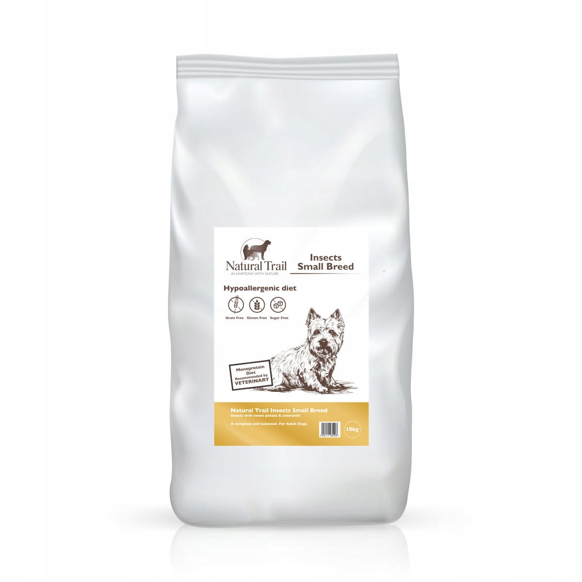 Sucha karma dla psa Natural Trail Dog Premium Insects Small breed 10kg