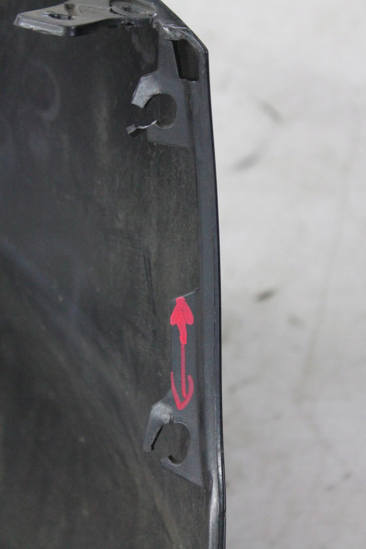 bumper rear part rear LW7Z SEAT ALTEA 09-15