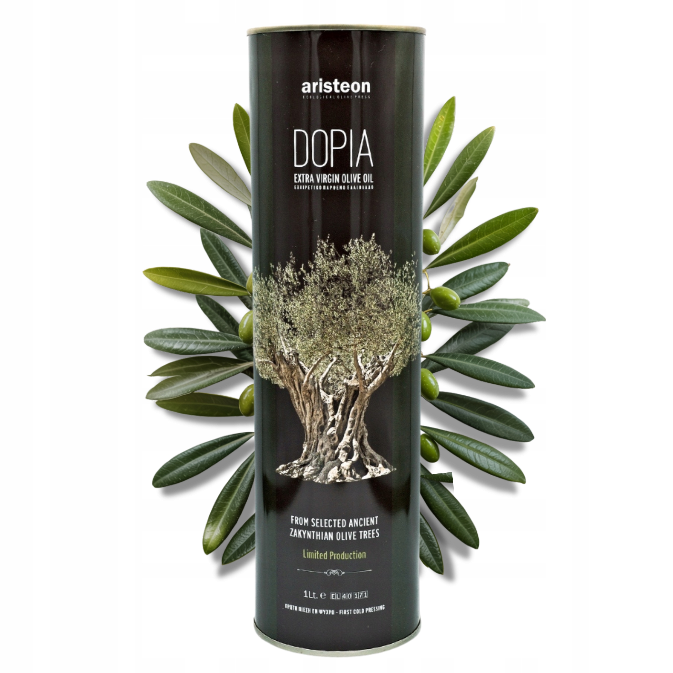 Levně Extra panenský olivový olej 1 l Dopia 1000 ml Aristeon Řecký Nefiltrovaný