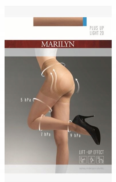 

Rajstopy Marilyn Modelujące Visone Plus Up 20 5