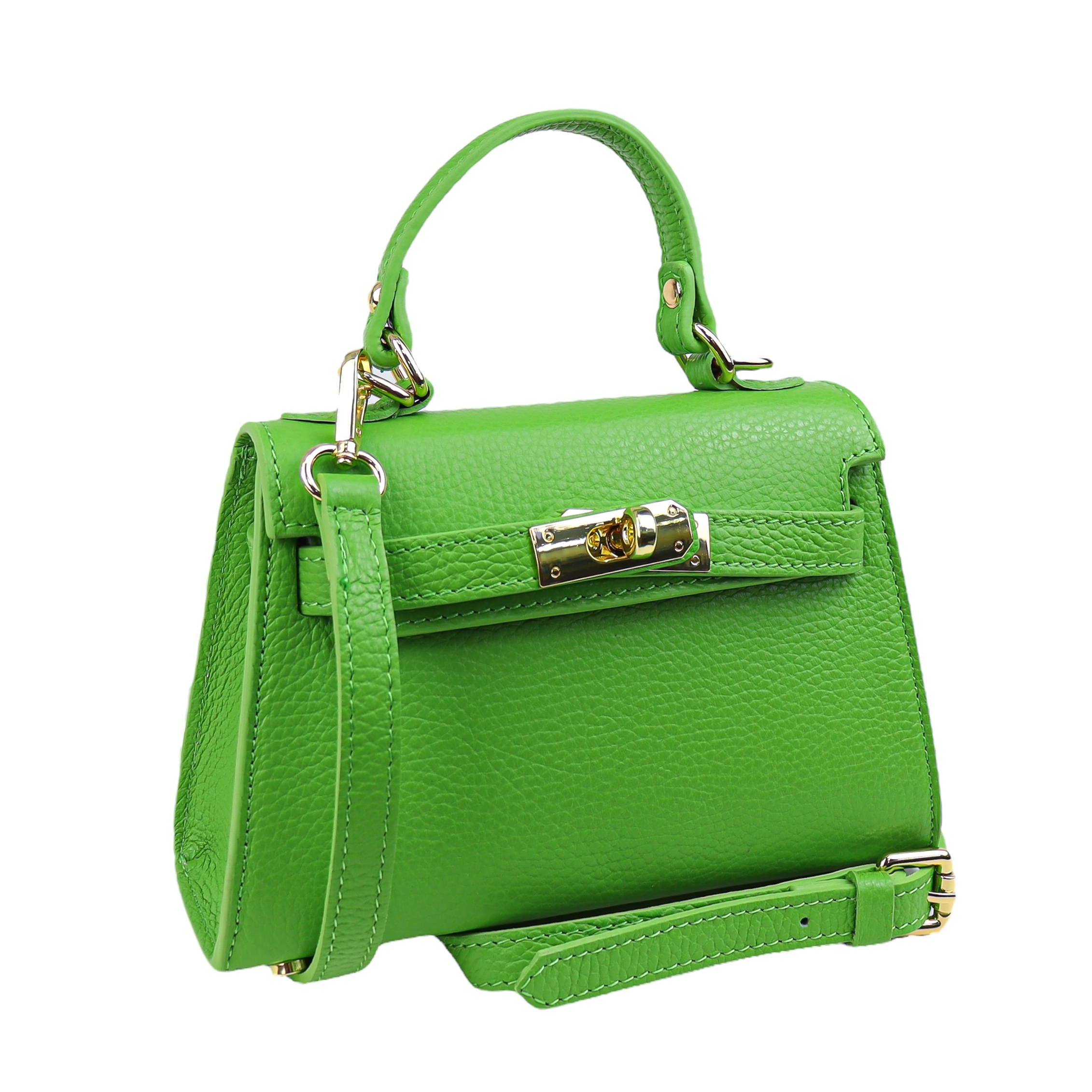 Torebka Damska Kuferek, licowa skóra Emily Limonka Kod producenta MR-1152-06-Lim