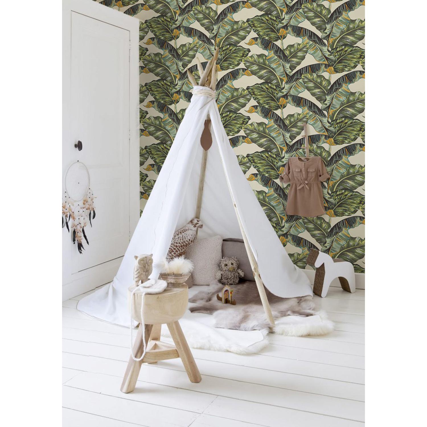 

Foto tapeta samoprzylepna Liście palmowe 290x290cm