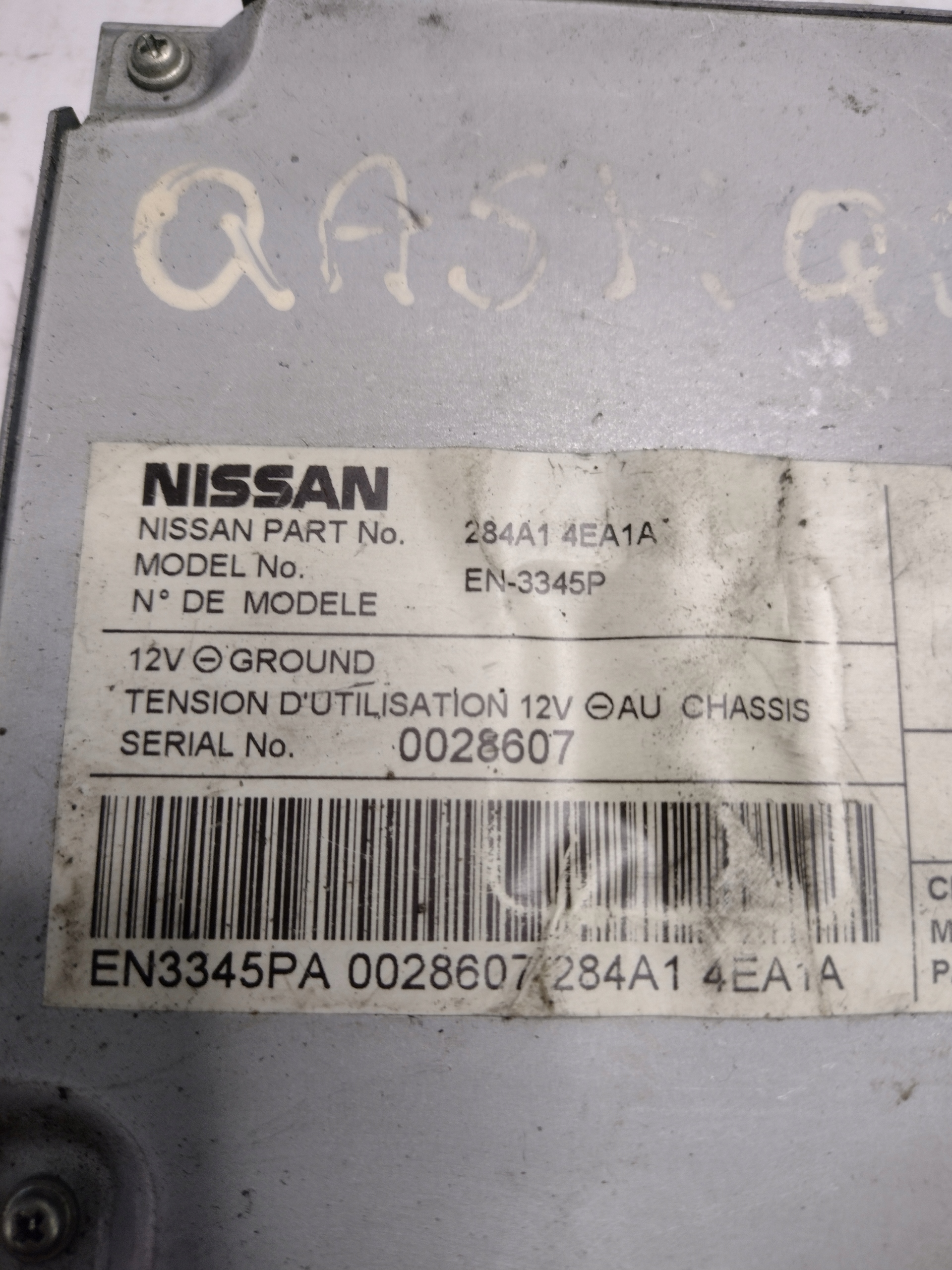 modulo kamery Nissan Qashqai J11 OE 284A14EA1A