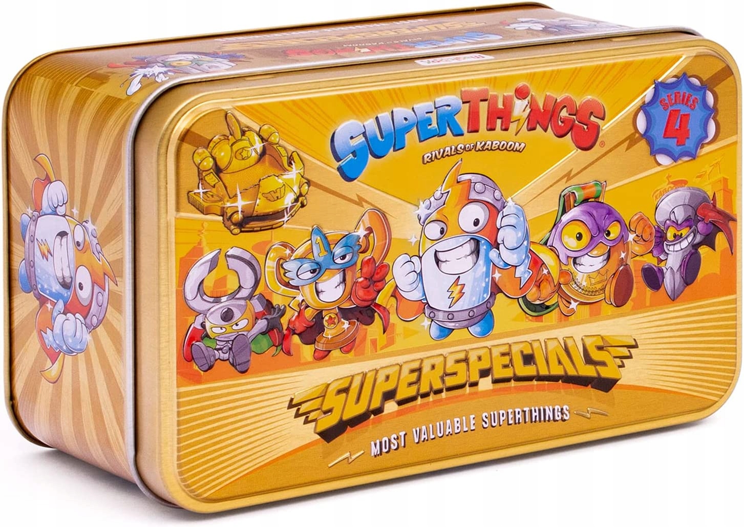SUPERTHINGS Super Zings Things Złota Puszka 9 Figurek seria