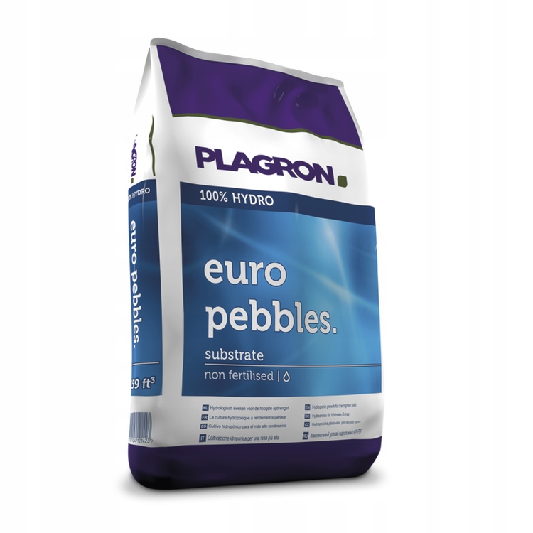 Plagron Euro pebbles keramzit granulát kuličky pro hydroponii 45 l