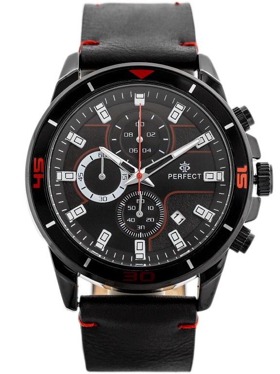 Pánské Hodinky Perfect CH02L Chronograf (zp351d) Box