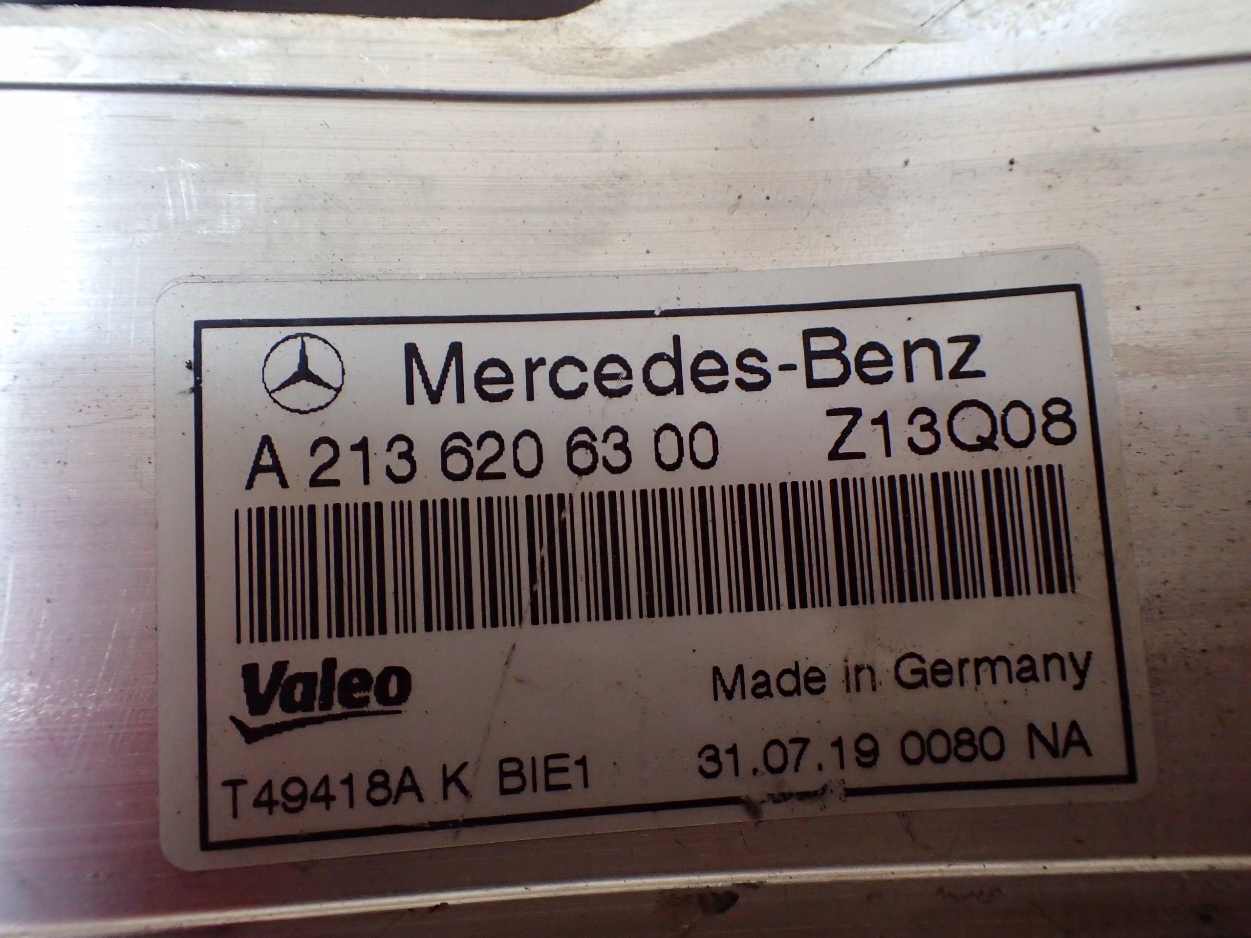 SUPPORT PANEL FOR RADIATORS OKULAR MERCEDES GLC W253 W213 E KLASA