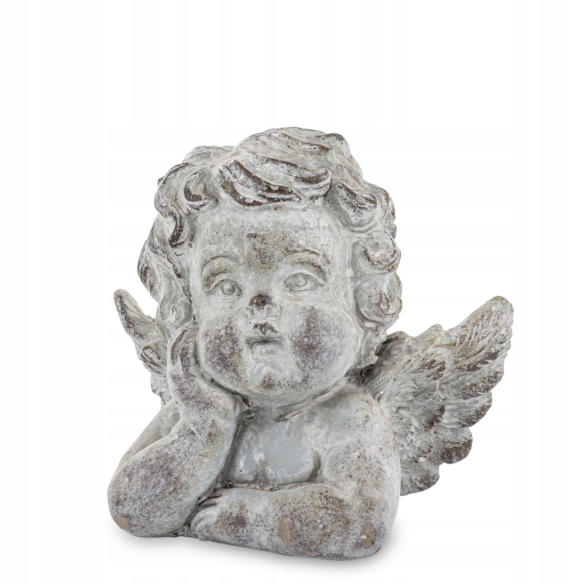 FIGURKA ANIOŁ ANIOŁEK STRÓŻ RZEŹBA DO OGRODU NA GRÓD PAMIĄTKA PREZENT