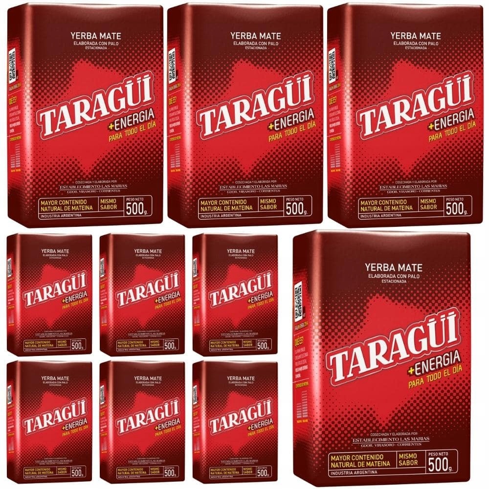 Sada Yerba Mate Taragui Mas Energia 10x500g