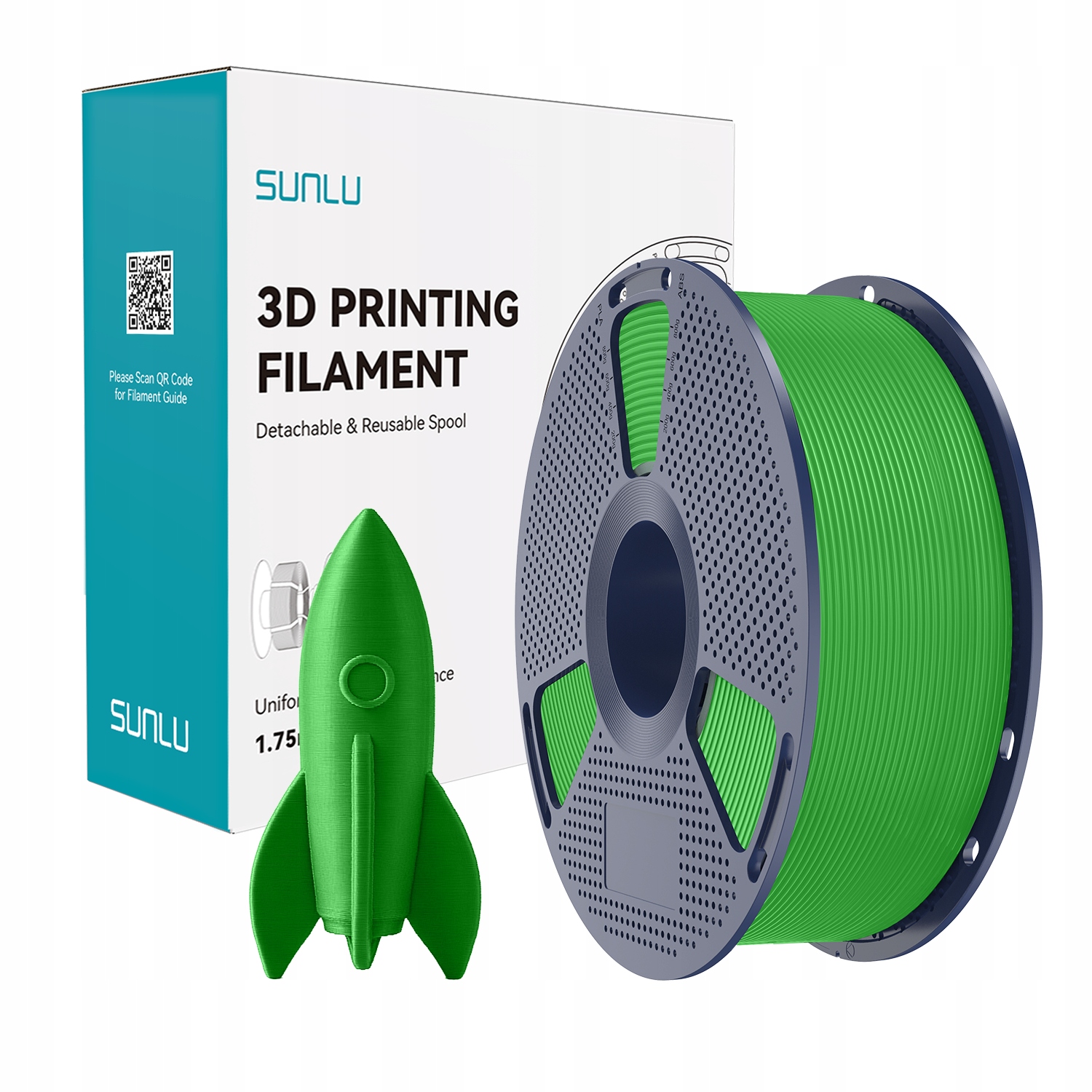 Filament Sunlu Pla High- Speed 1. 75mm 1kg (zielony) Sunlu