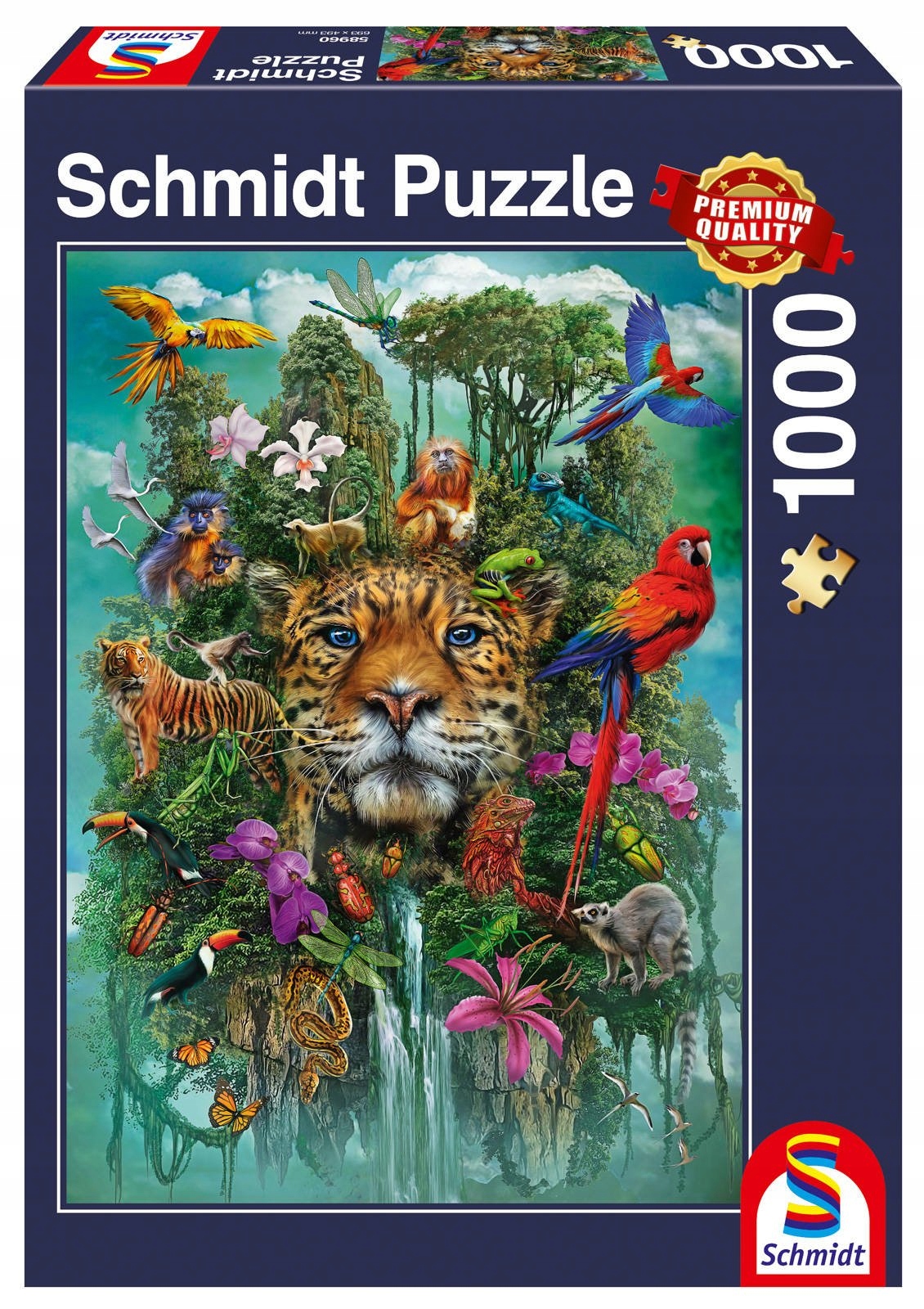 

Schmidt Pq Puzzle 1000 el Król dżungli