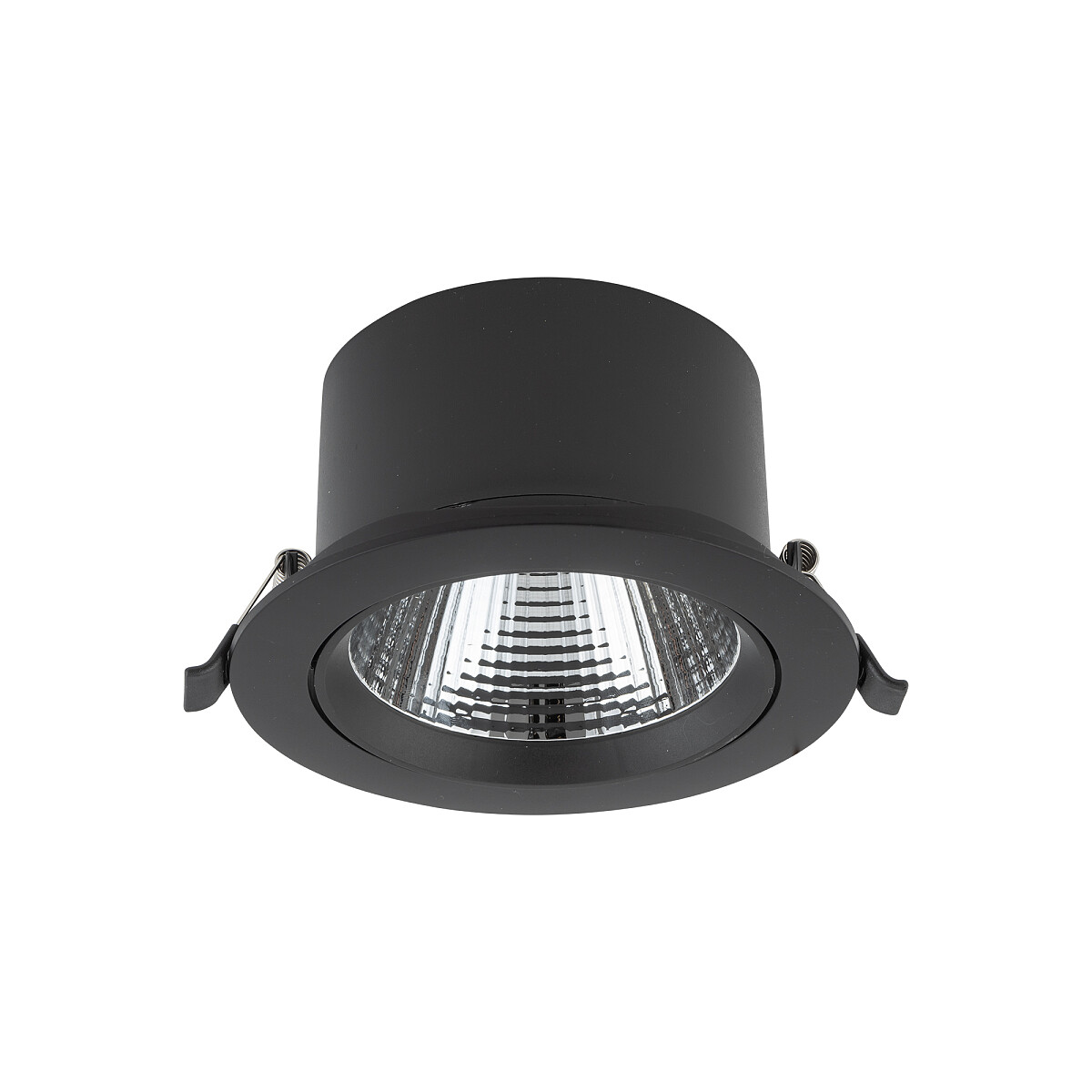 Zapuštěná bodová pohyblivá Led lampa 15W kulatá černá teplá Nowodvorski