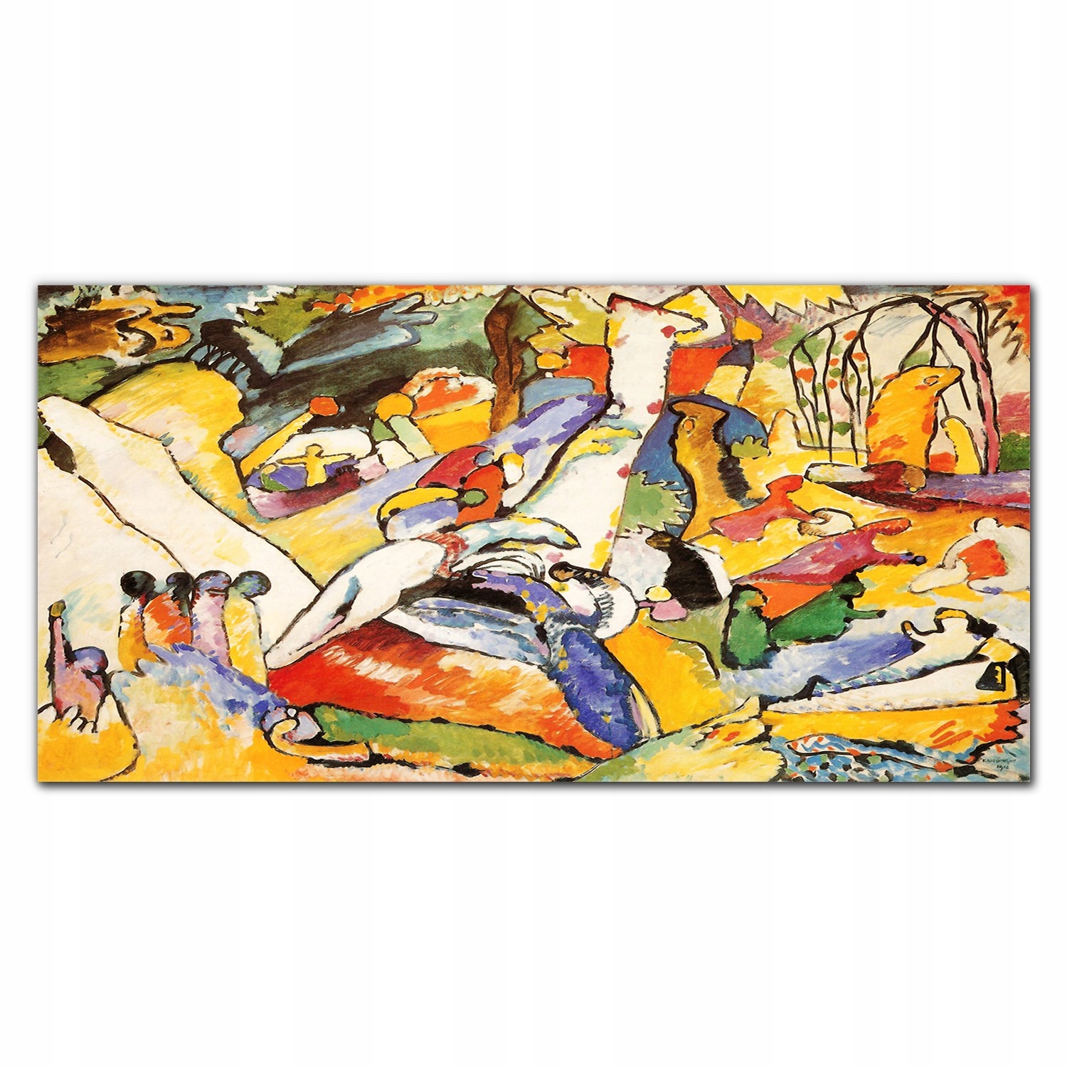 Obraz na plátne na ráme Kompozícia 140 x 70 cm