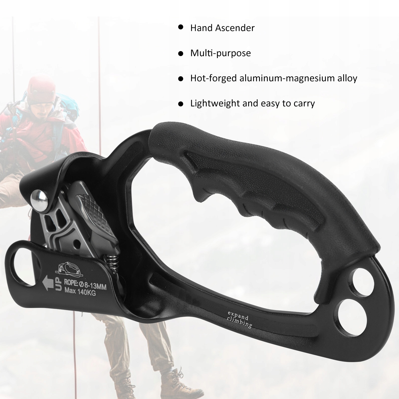 Wspinaczka Ascender Rock Rappelling Prawa ręka Marka bez marki