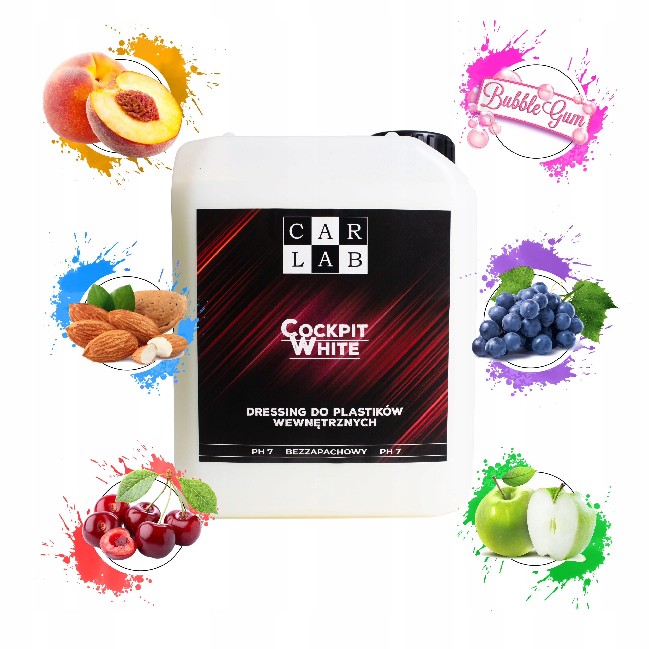 CARLAB COCKPIT WHITE 5L dressing do plastikow Brand Carlab