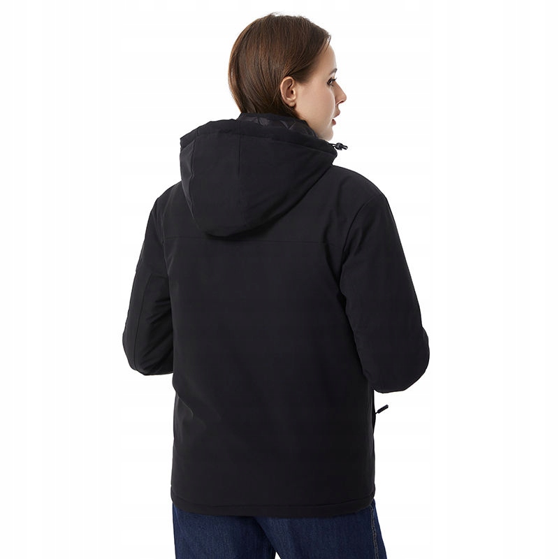 KURTA ZIMOWA DAMSKA MĘSKA CZARNA PODGRZEWANA KURTKA USB CIEPŁA XL Rodzaj softshell