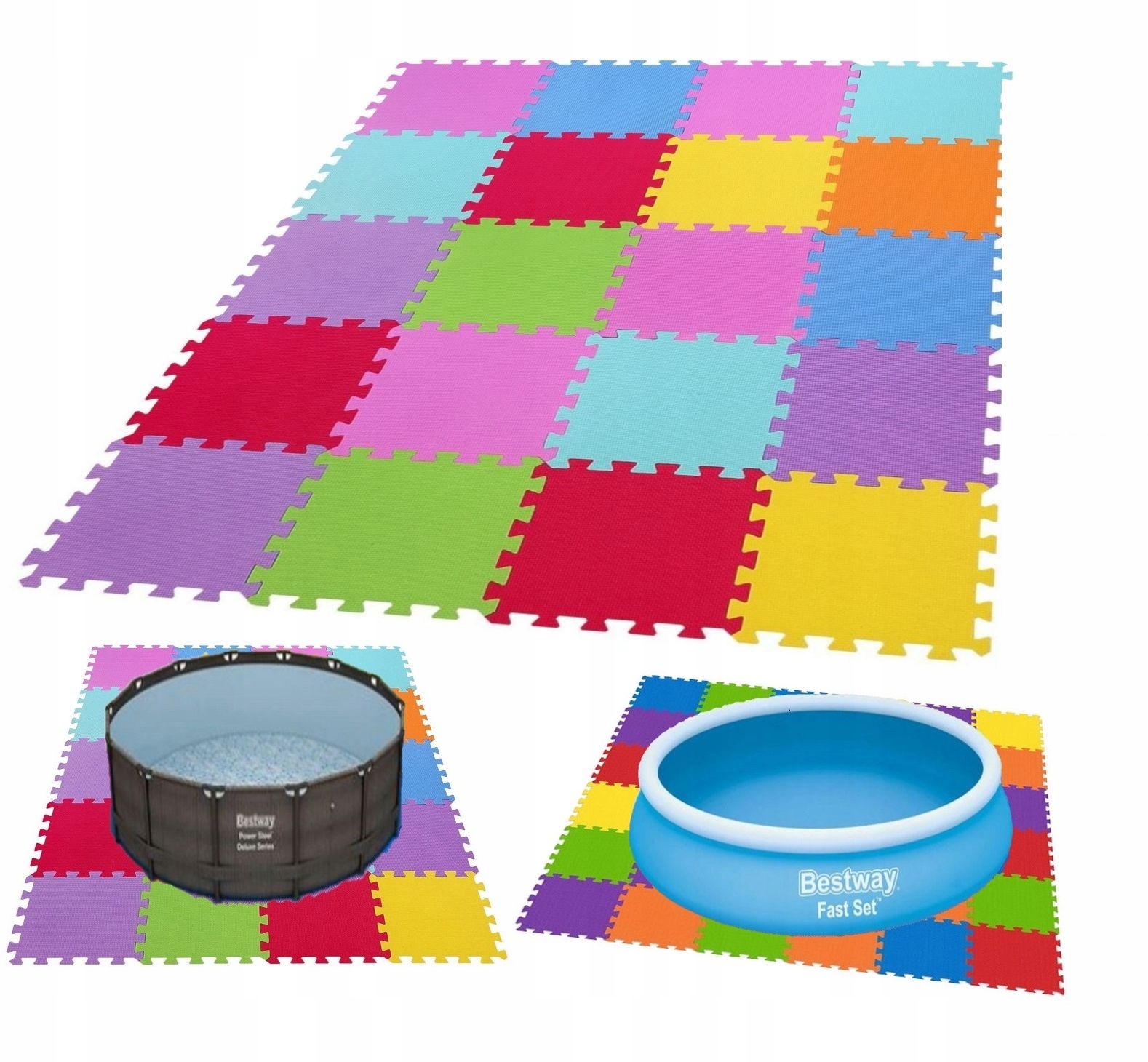 

Puzzle Eva Mata Piankowa 10 sztuk pod basen Grube