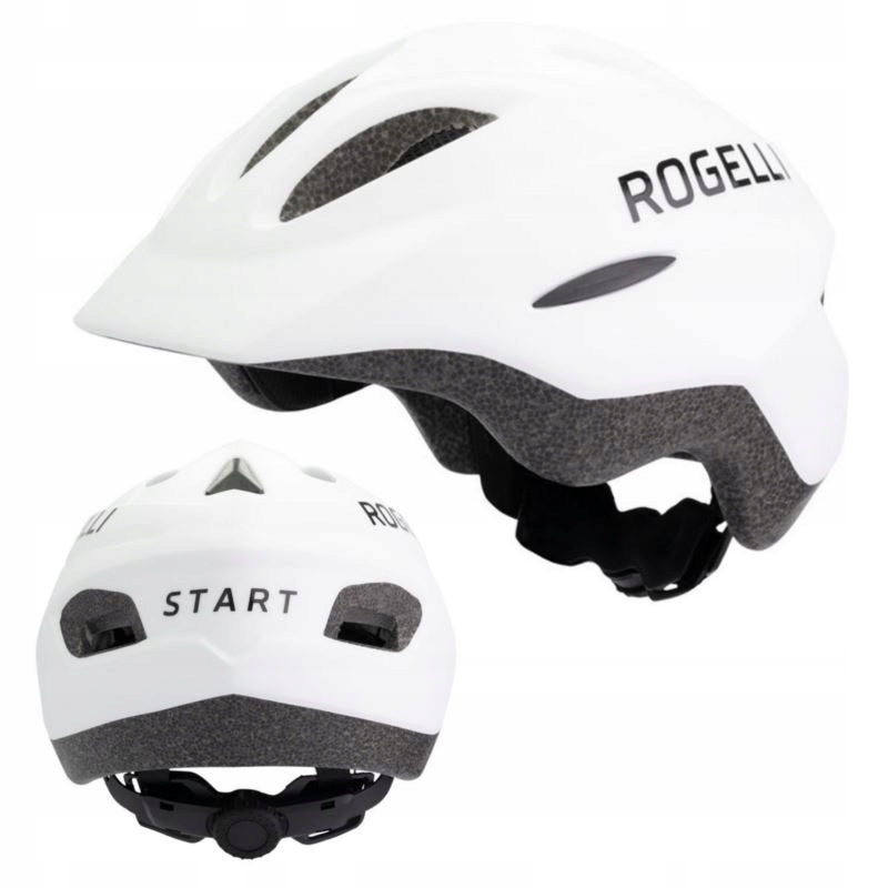 Rogelli Start dětská přilba, bílá